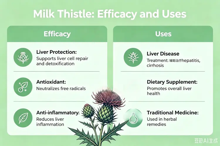 Function and Application-Milk Thistle Extact Function and Application-Milk Thistle Extact